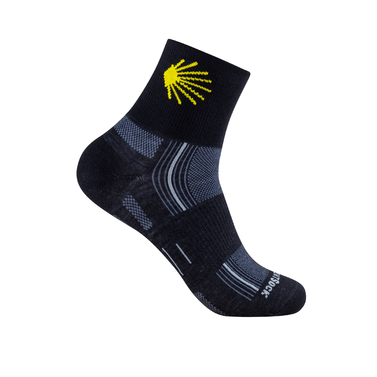 WRIGHTSOCK STRIDE quarter Camino edition black