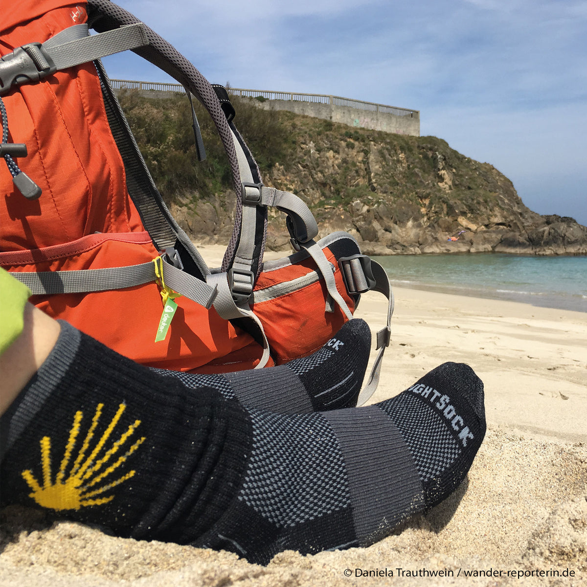 WRIGHTSOCK ESCAPE crew black detail