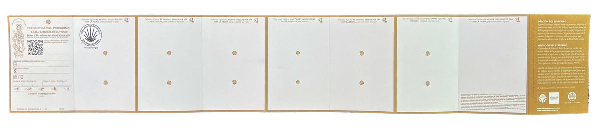 Passaporte oficial do peregrino (Credencial del Peregrino)