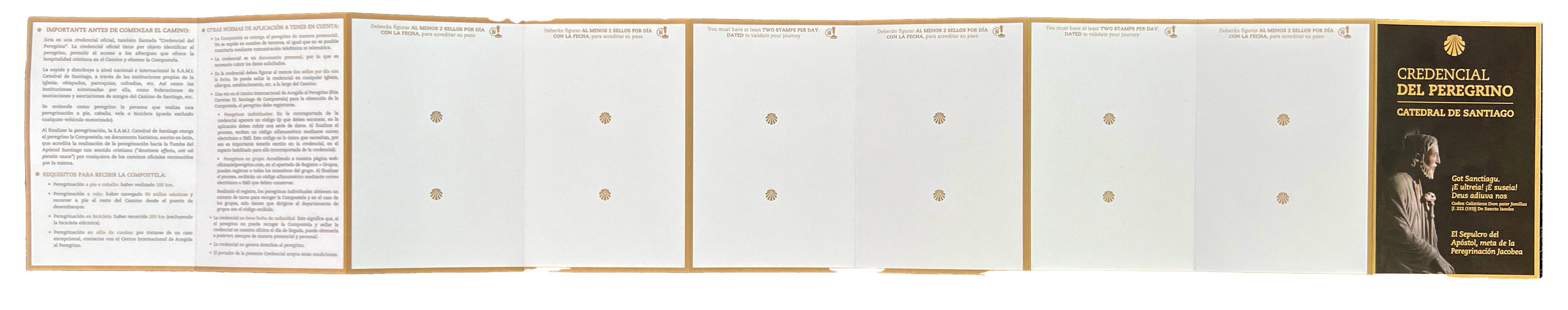 Official Pilgrim Passport (Credencial del Peregrino)