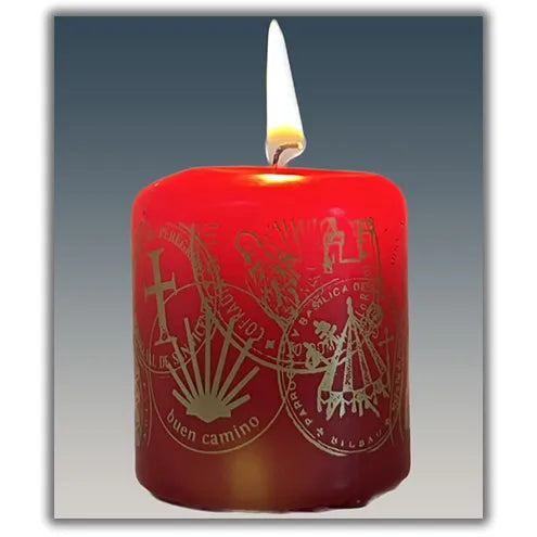 Pilgrim Stamp Candle