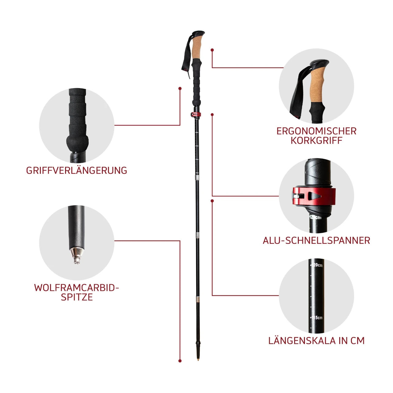 Rothwild Folding Trekking Poles