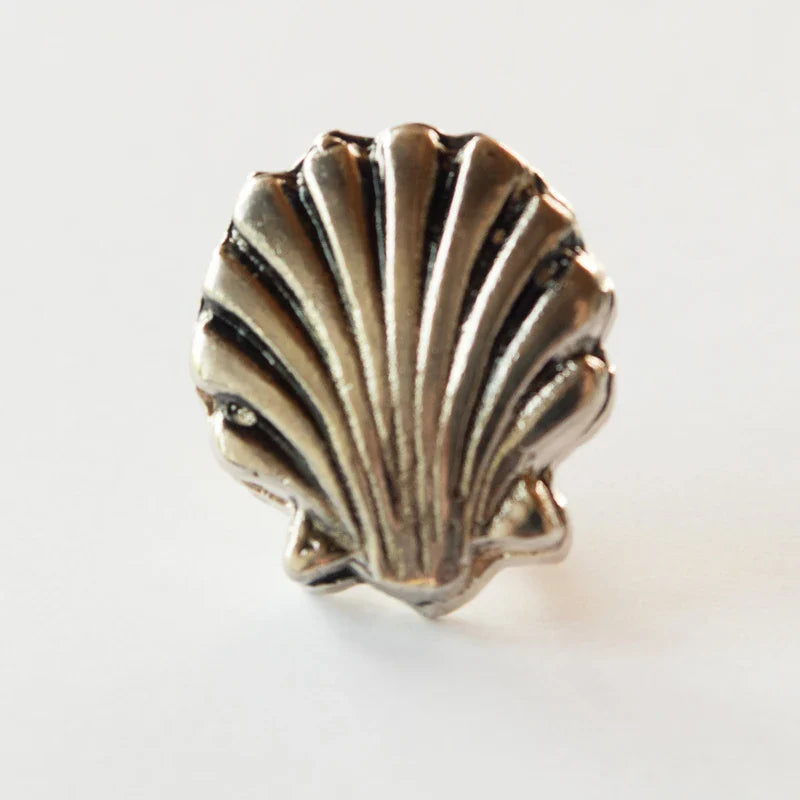 Silver Camino Shell Pin