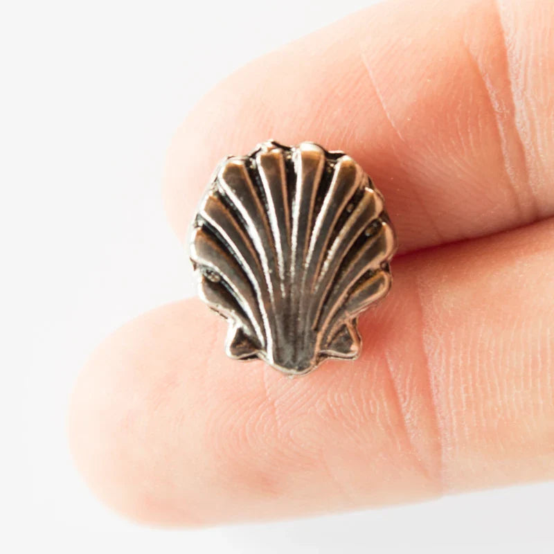 Silver Camino Shell Pin